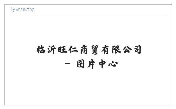 临沂旺仁商贸有限公司 缩略图